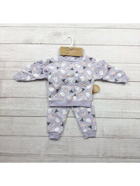 Lila & Jack Toddler 2 Piece Quilted Ghost Pumpkin Outfit Set NWT 12-18 Months
